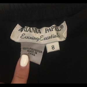 Adrianna Papell two layer black palazzo pants